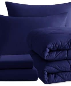 Juego de Edredón NTBAY con Sábanas, Set de 5 Piezas Suave y