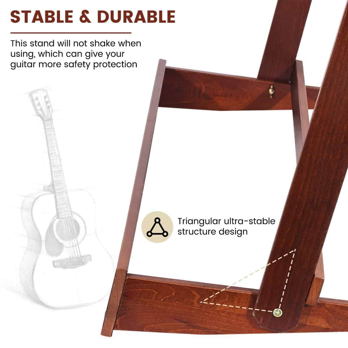 Rack para estuche de guitarra Verovita, soporte plegable de - Imagen 6