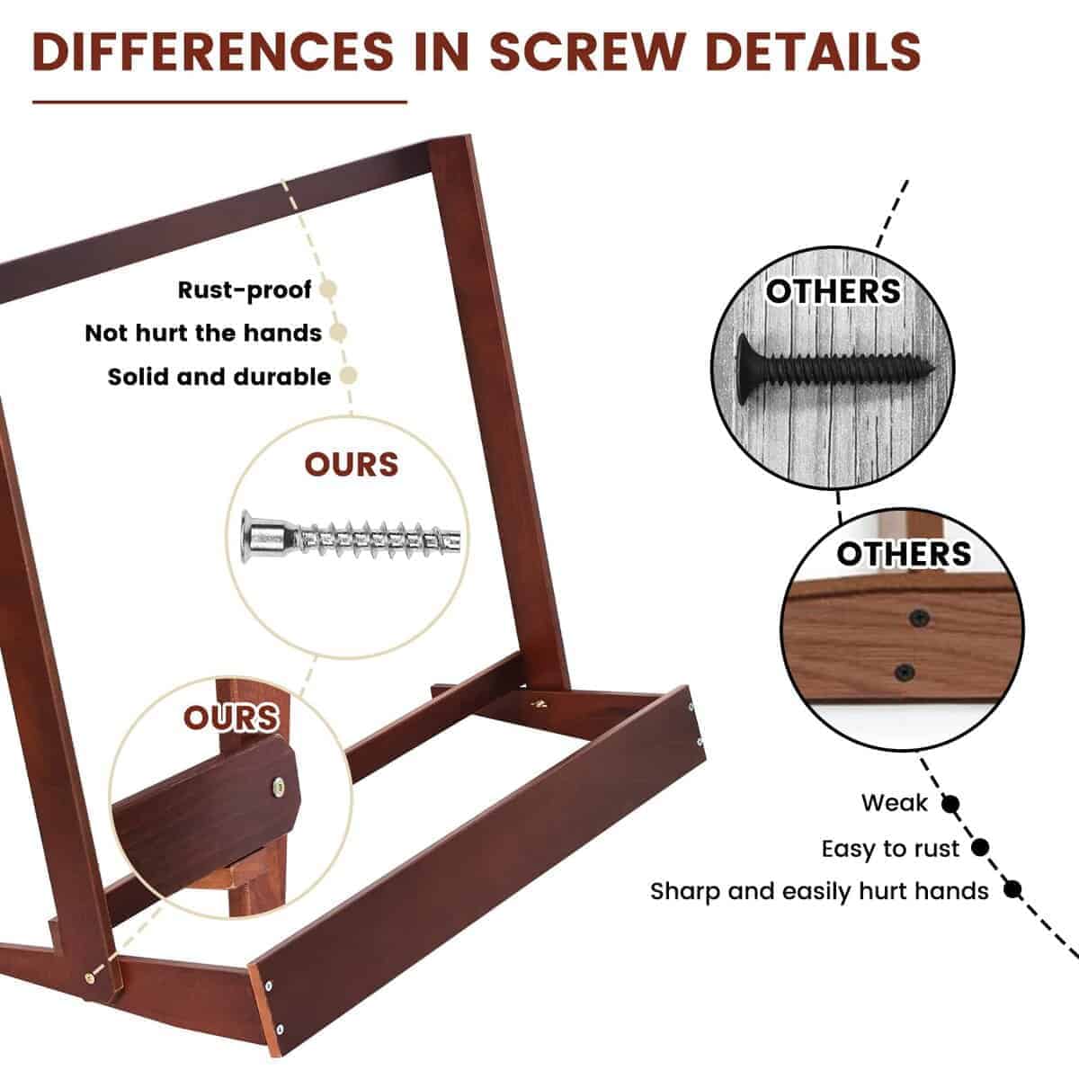 Rack para estuche de guitarra Verovita, soporte plegable de - Imagen 7