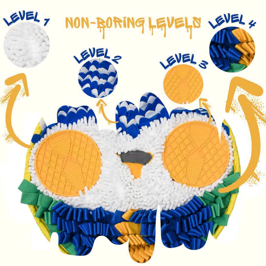 Tapete Olfativo SNOOTT OWLY - Tapete estimulante para - Imagen 6