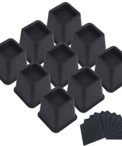 Elevadores de Cama de 4 Pulgadas DEDU, Paquete de 9 Piezas