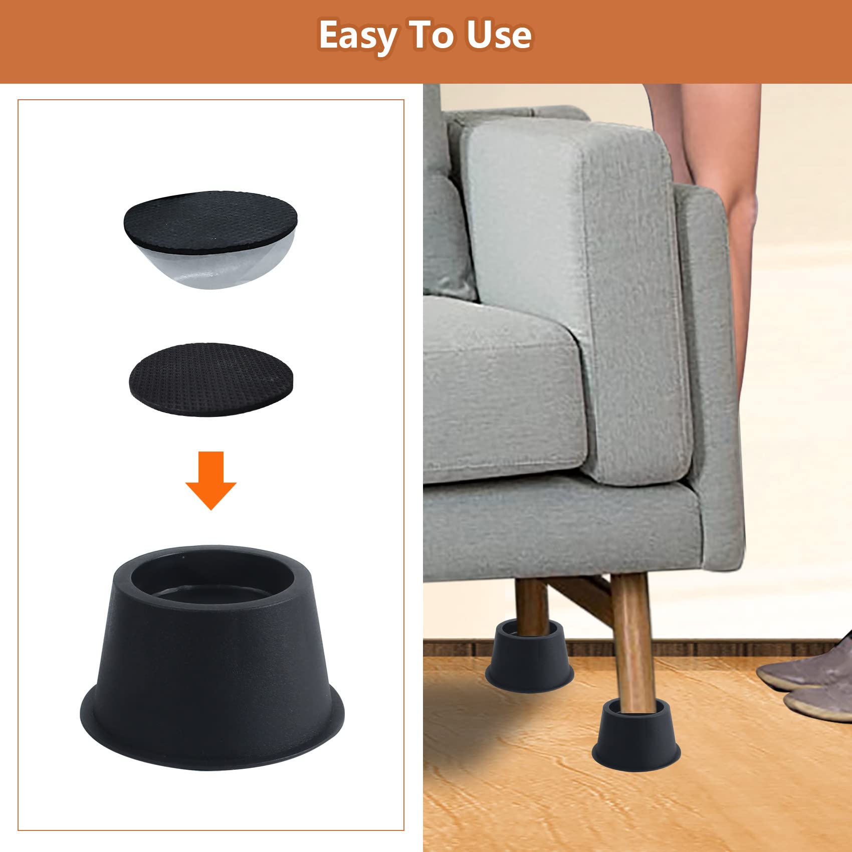 Elevadores de Cama de 2 Pulgadas de Alta Resistencia 9 - Imagen 8