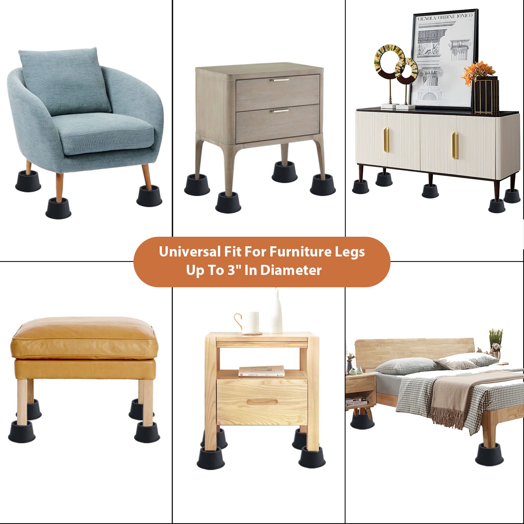 Elevadores de Cama de 2 Pulgadas de Alta Resistencia 9 - Imagen 7