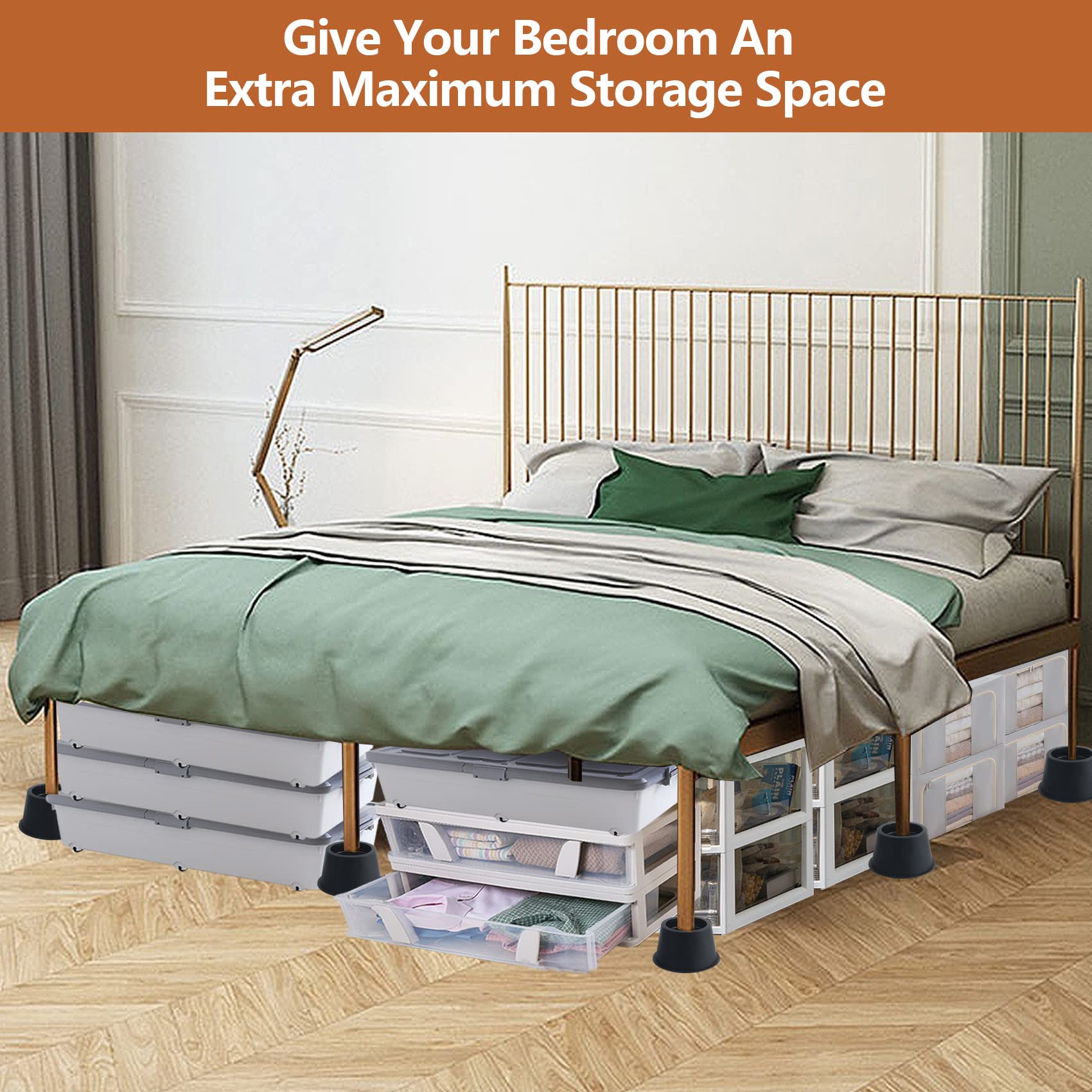 Elevadores de Cama de 2 Pulgadas de Alta Resistencia 9 - Imagen 5