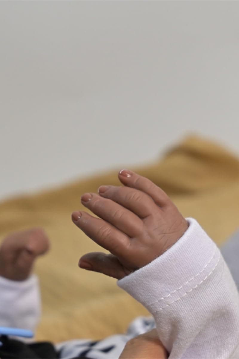 Muñecos Reborn Realistas Negros - 19 Pulgadas Muñeco - Imagen 6