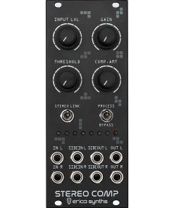 Módulo compresor estéreo Erica Synths para Eurorack