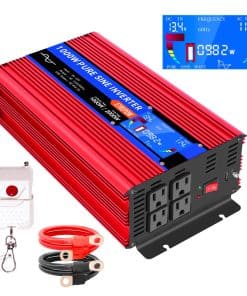 Inversor de Onda Sinusoidal Pura ETREPOW 1000 Vatios 12V DC