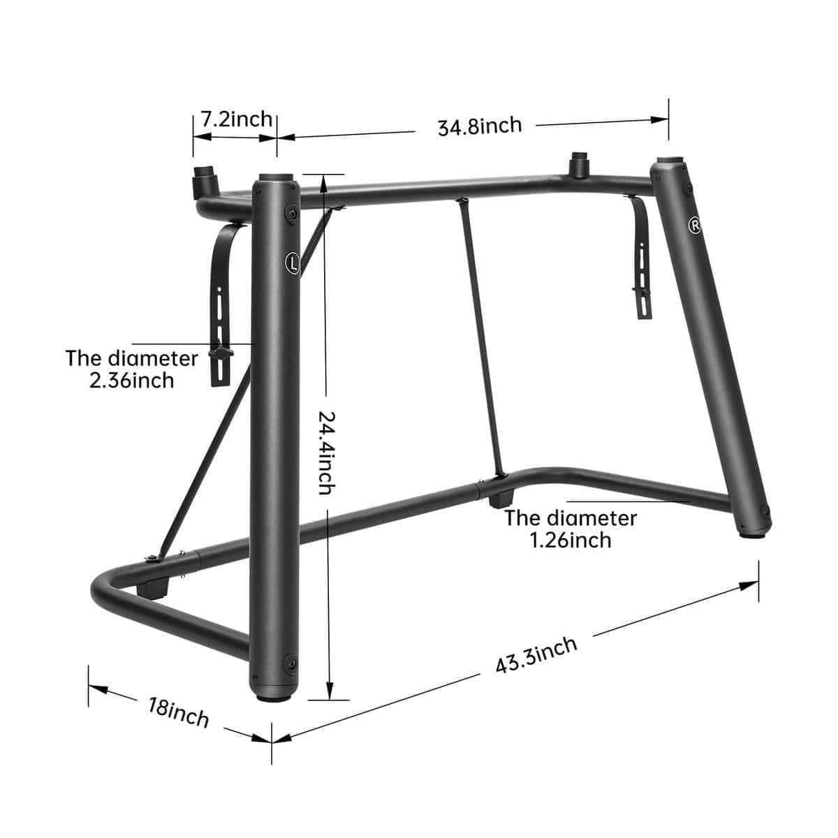 Soporte para Teclado de Diseño en Forma de U AODSK, Soporte - Imagen 3
