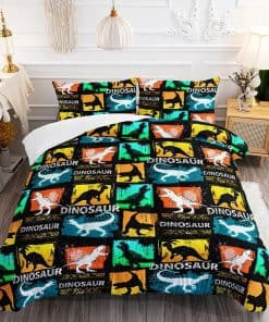 Suncloris Kids Dinosaur Comforter, Juego de Cama de