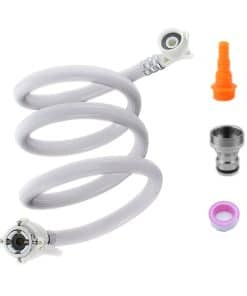 Mangueras de lavadora portátil Detulseor, -Blanco