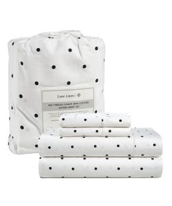 Juego de sábanas de algodón 100% LANE LINEN, tamaño