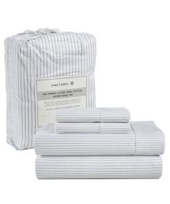 Juego de sábanas 100% algodón Lane Linen, California King,