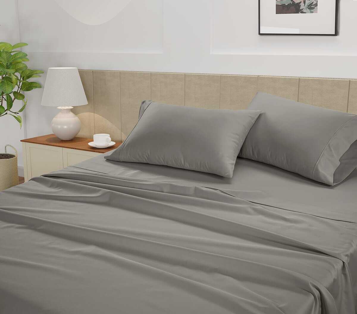 Juego de Sábanas LANE LINEN 100% Algodón para Cama Queen, - Imagen 4