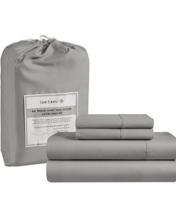 Juego de Sábanas LANE LINEN 100% Algodón para Cama Queen,