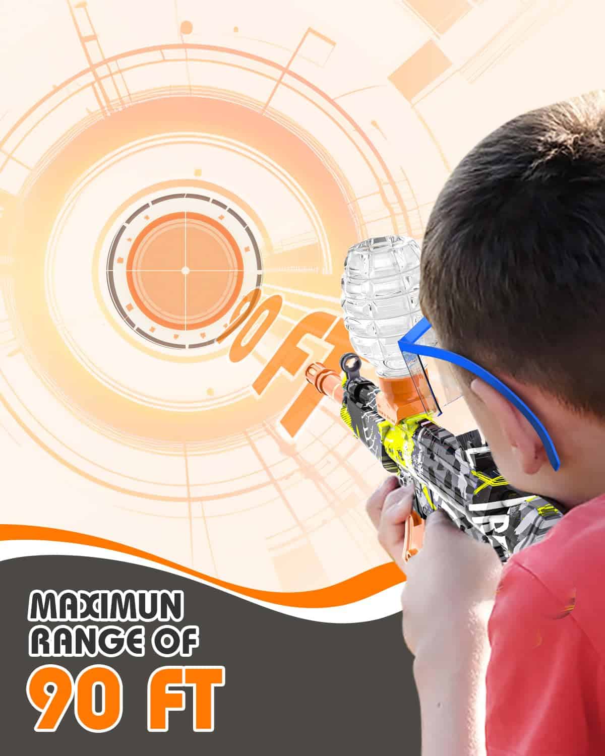 METIRA 2 Set Pistola de Gel Splatter Eléctrica, Modo - Imagen 5