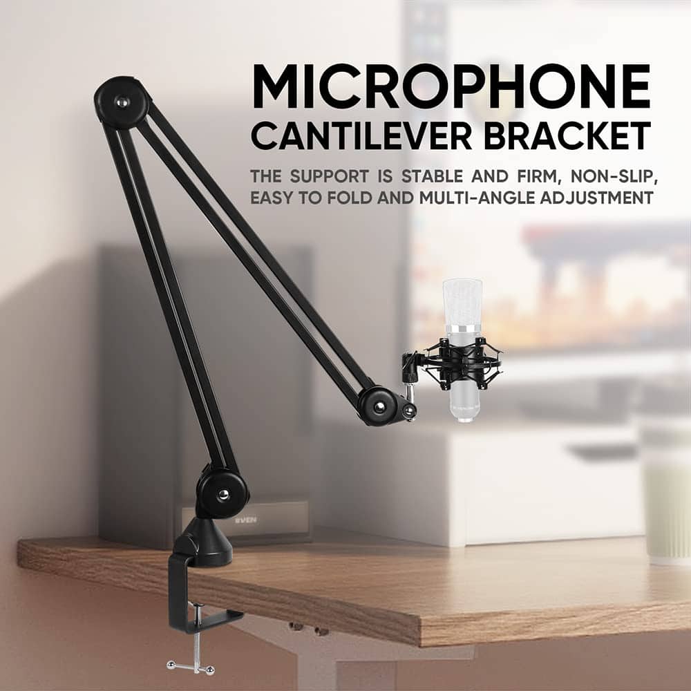 Soporte de Brazo de Tijera para Suspensión de Micrófono - Imagen 3