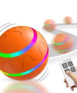 Juguete Interactivo para Perros con Control Remoto, Luces