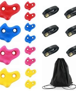 Letsgood 12 Agarres de Escalada de Árbol Ninja para Niños,