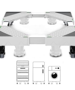HQO LOVL Base Móvil para Nevera con 4 Ruedas -Blanco - 4 Rue