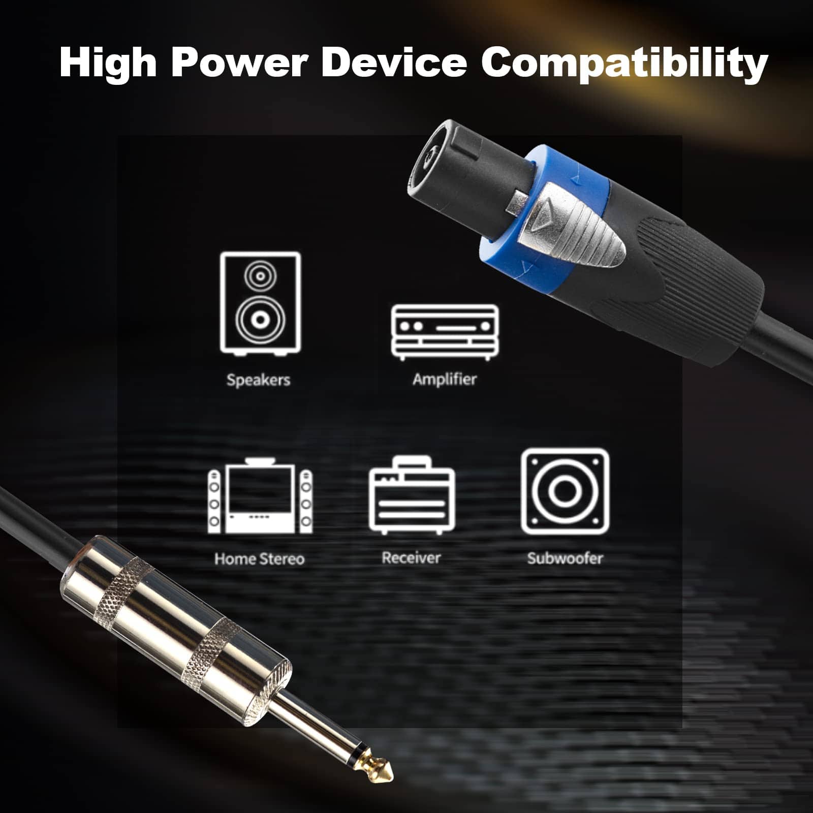 Cable de Altavoz DJ EXOTON con Conector Twist Lock - 2 - Imagen 5