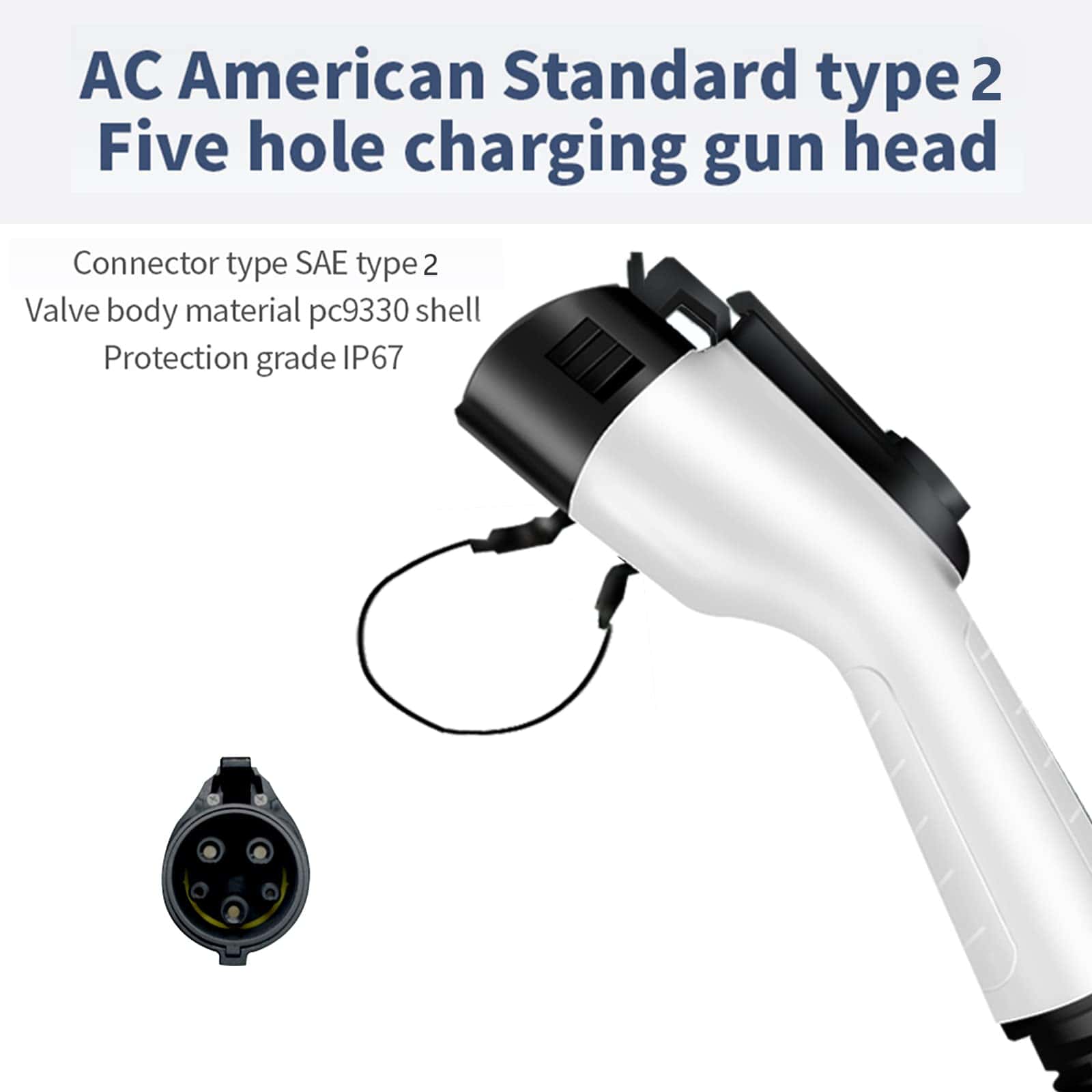 Cargador de Nivel 2 Simmpatuu, 32A 7KW Cargador Eléctrico - Imagen 6