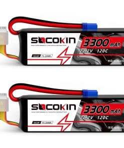 Socokin Batería de Lipo 6S con Conector EC5 22.2V 3300mAh