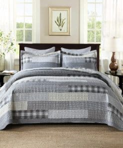 Colcha King Size LORRIARD, Juego de Edredón de Algodón