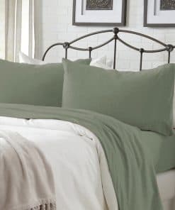 Juego de sábanas de jersey de algodón mezclado de gemelos