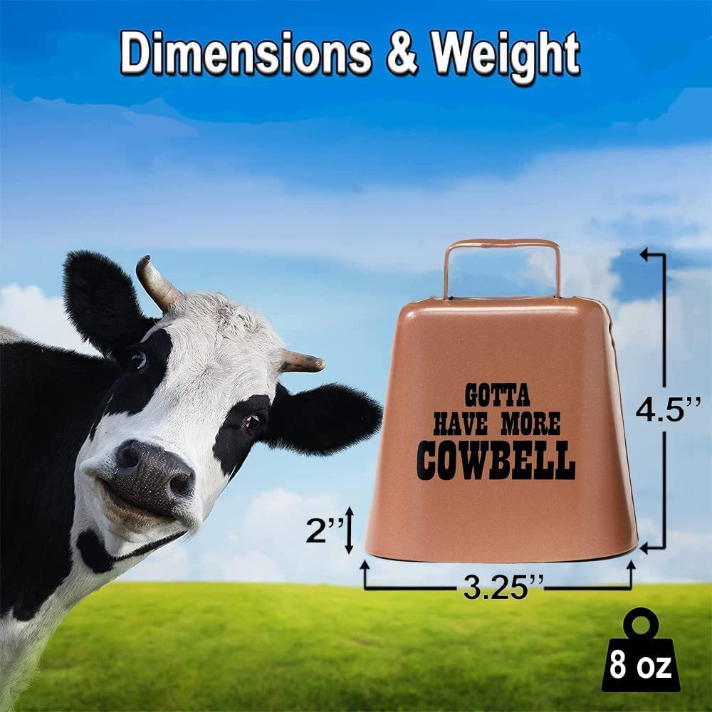 Bevin Bells Gotta Have More Cowbell (Mediano) | Campana de - Imagen 3