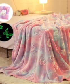 Anowpo Manta que Brilla en la Oscuridad Regalos de