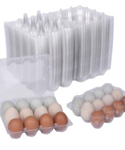 Funda de plástico reutilizable para huevos AUGXIXI de 70