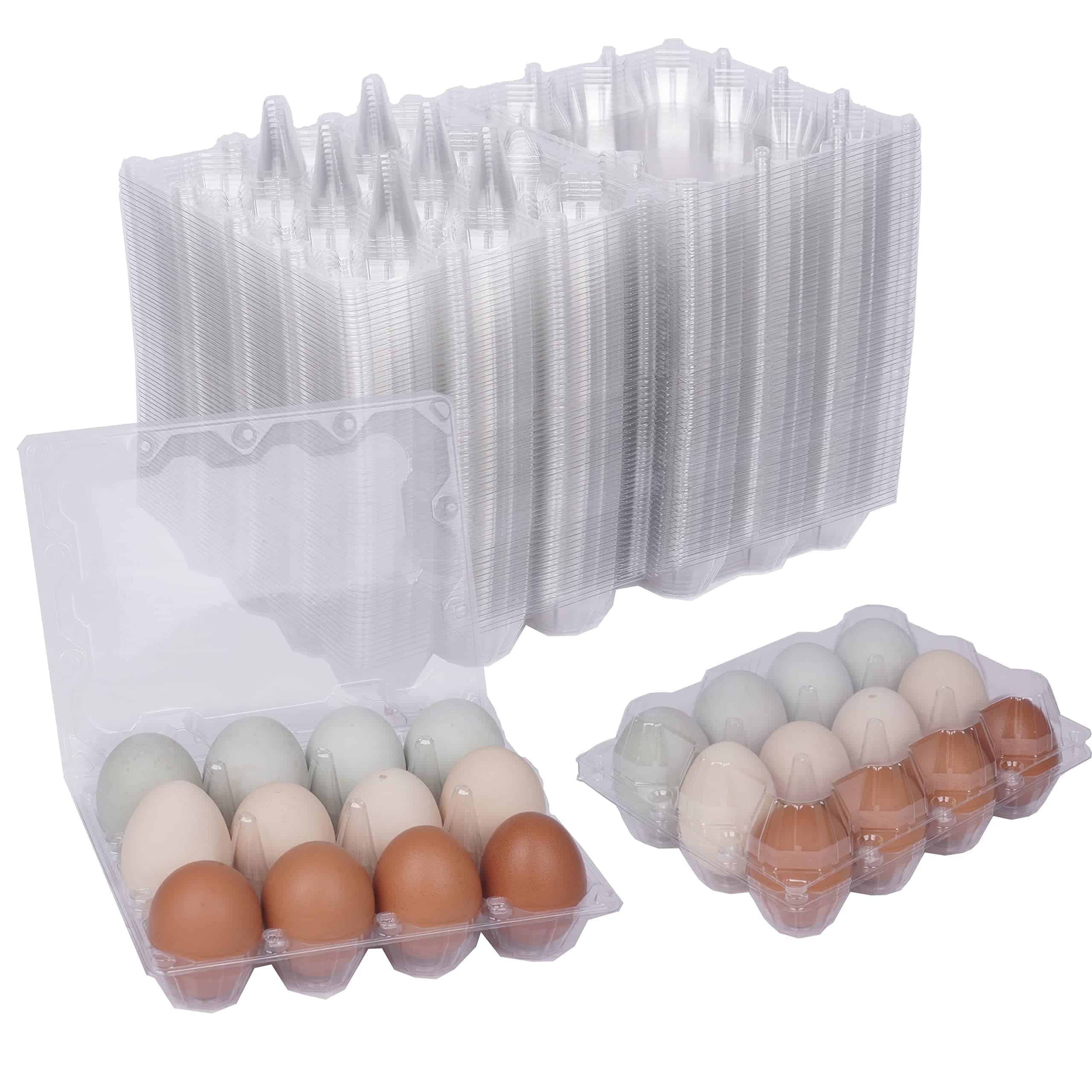 Funda de plástico reutilizable para huevos AUGXIXI de 70