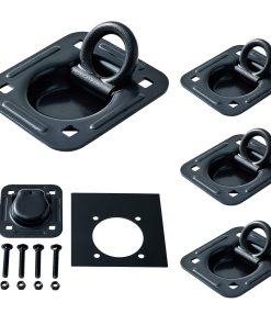 Conjunto de 4 Anillos en D Empotrados para Amarre