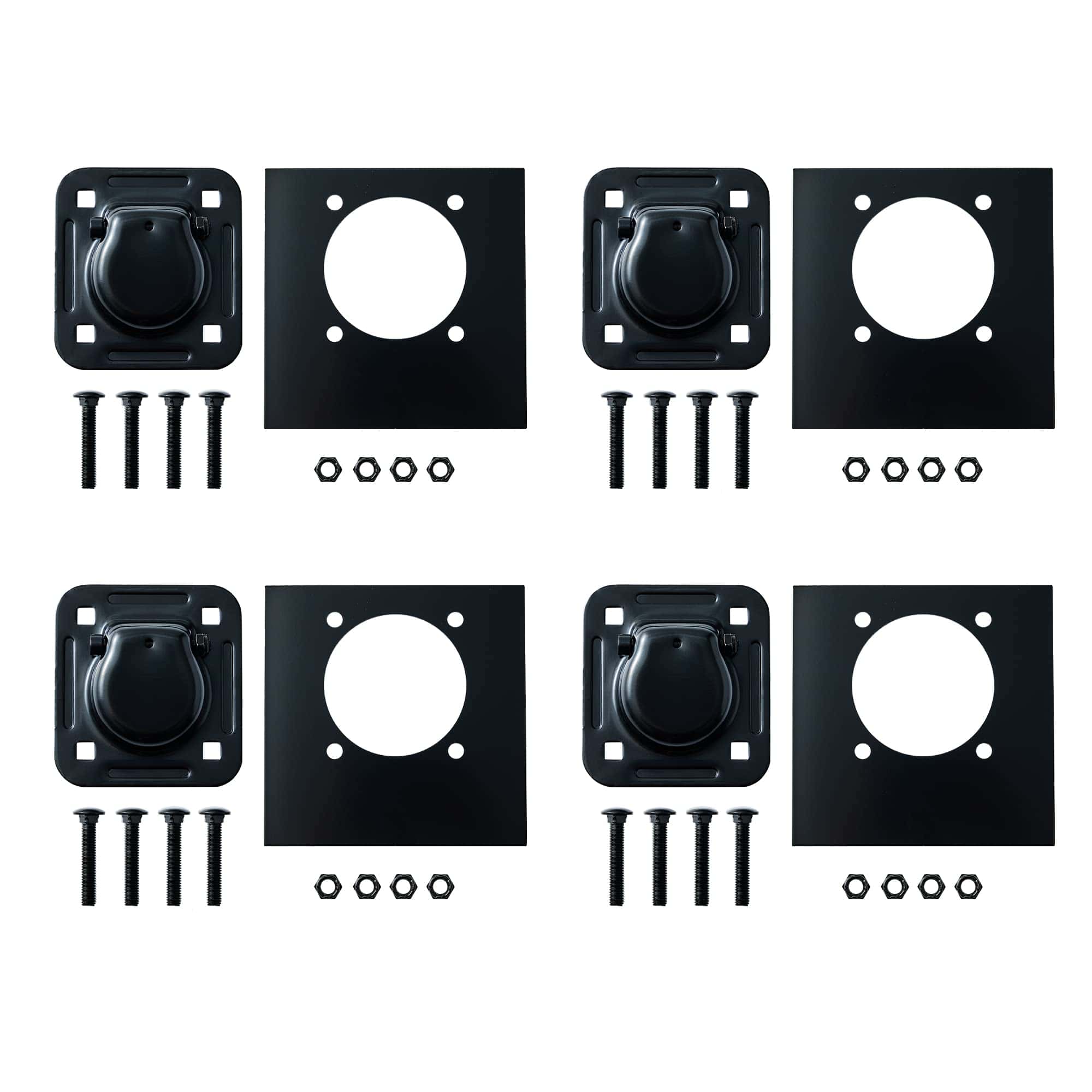 Conjunto de 4 Anillos en D Empotrados para Amarre - Imagen 6