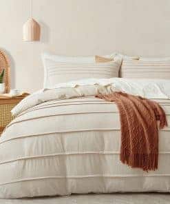 Cubierta de Edredón Oli Anderson Color Beige Claro Tamaño