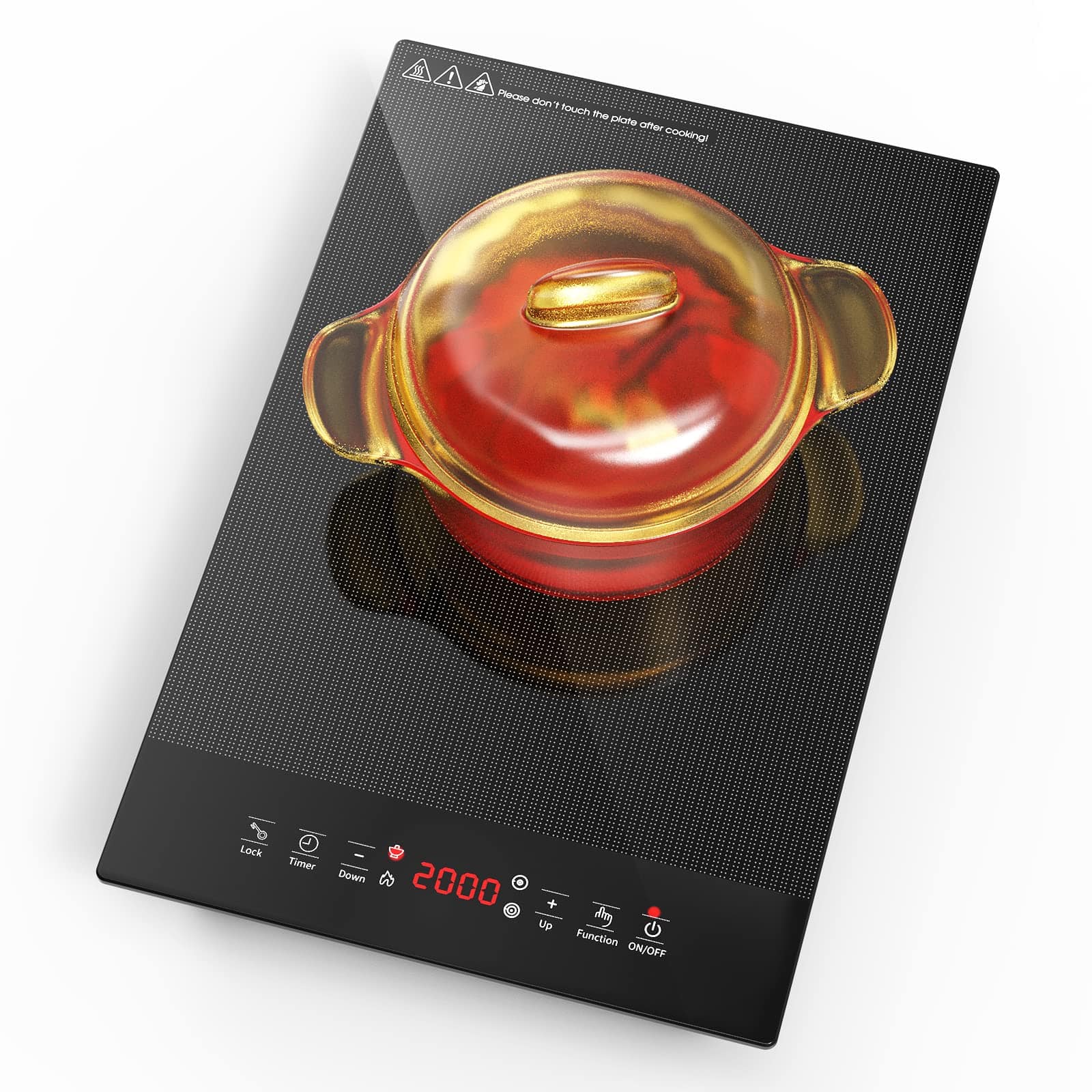 Placa de cocción eléctrica 110V, Cocina eléctrica portátil