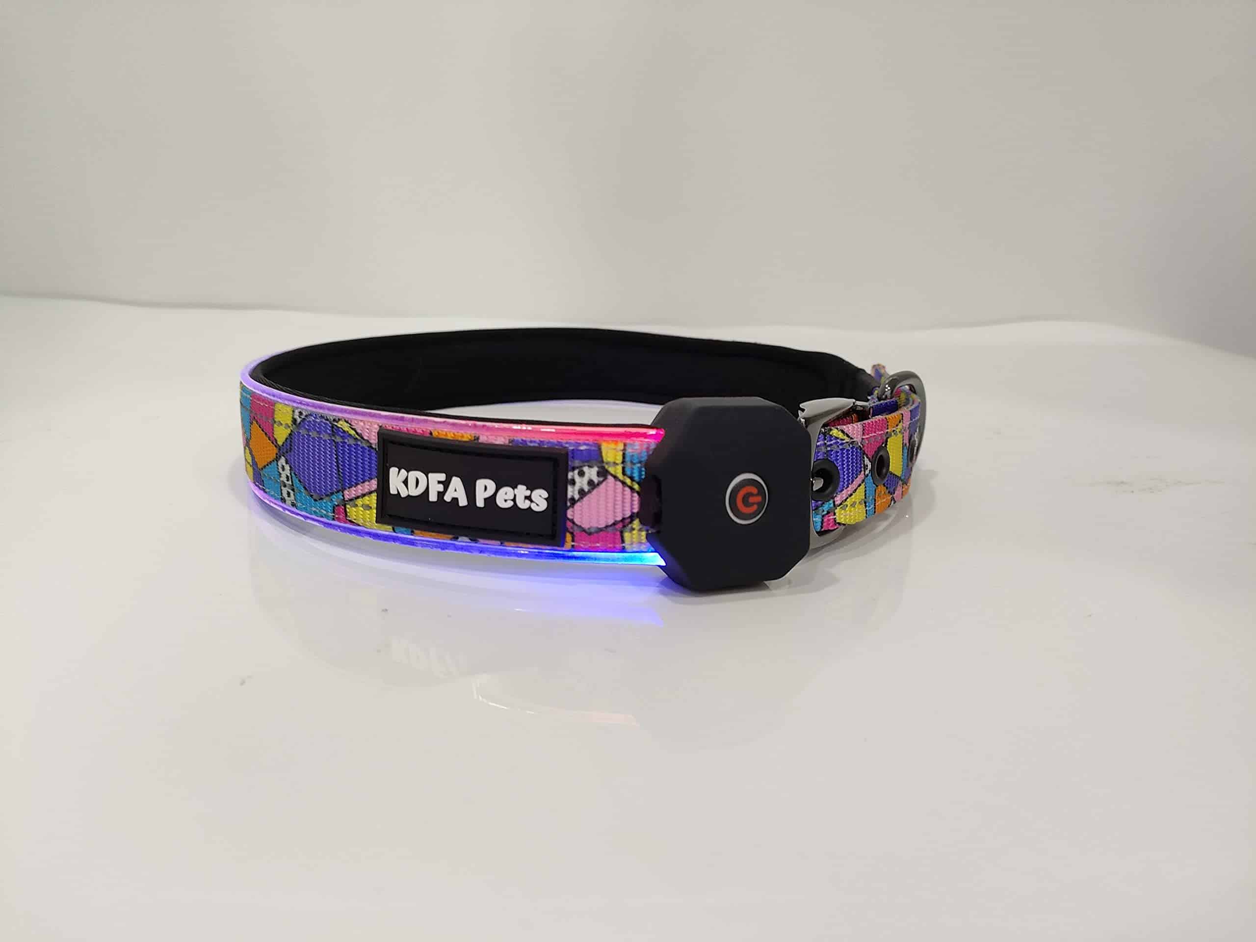 Collar LED para Perros KDFA Pets 2023 Luz Personalizada