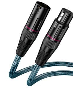 Cable XLR Wekuant, 16.4FT 1 Paquete Cables de Micrófono