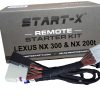 Kit de Arranque Remoto Start-X para Lexus NX 300 2018-2019