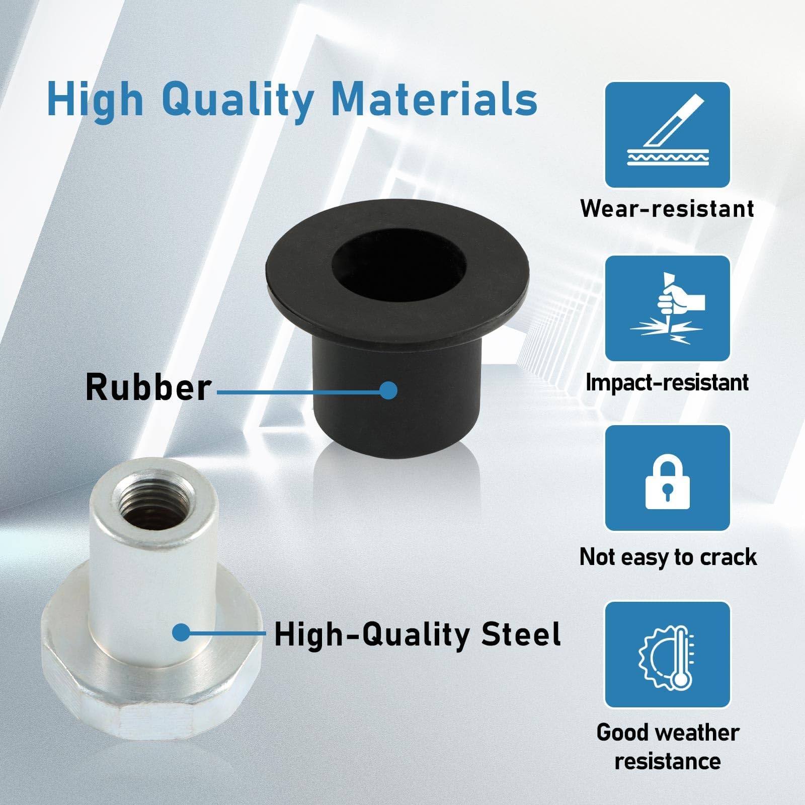 4Pcs Montaje de Buje de Dirección y Piñón Compatible con - Imagen 3