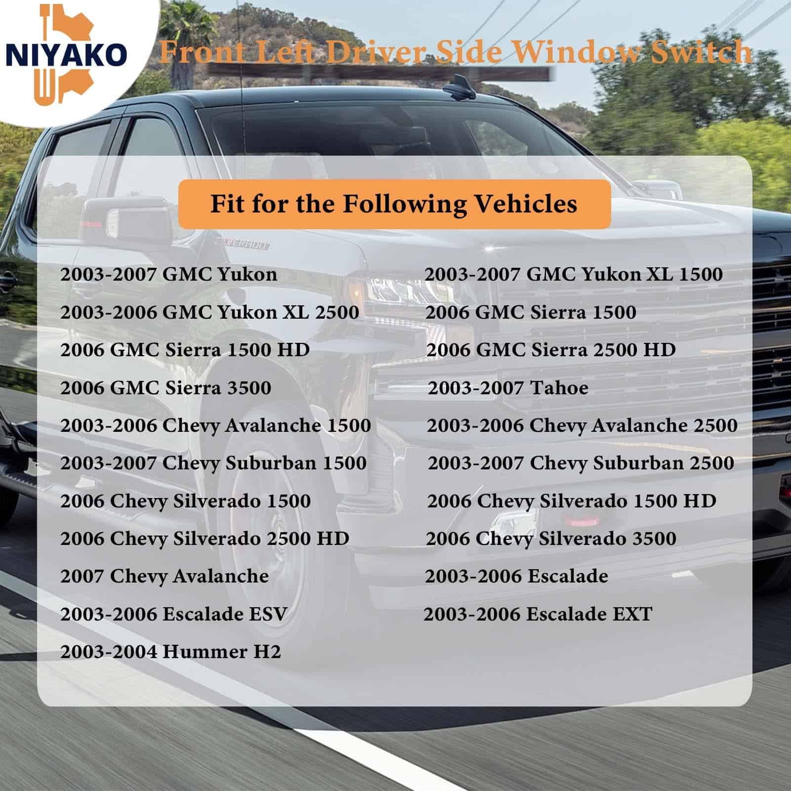 Interruptor de ventana delantera izquierda del conductor de - Imagen 3