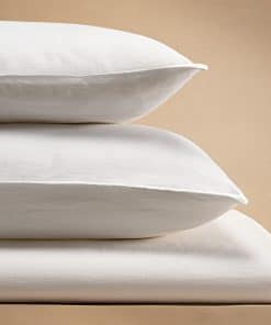 Set de Funda de Edredón de Lino 100% Cebihy King 3 Piezas,