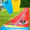 JAMBO 24Ft XL Slip Splash and Slide con Almohadilla