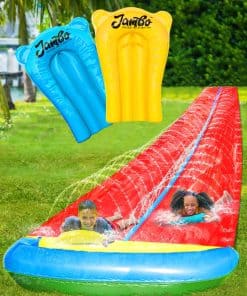 JAMBO 24Ft XL Slip Splash and Slide con Almohadilla
