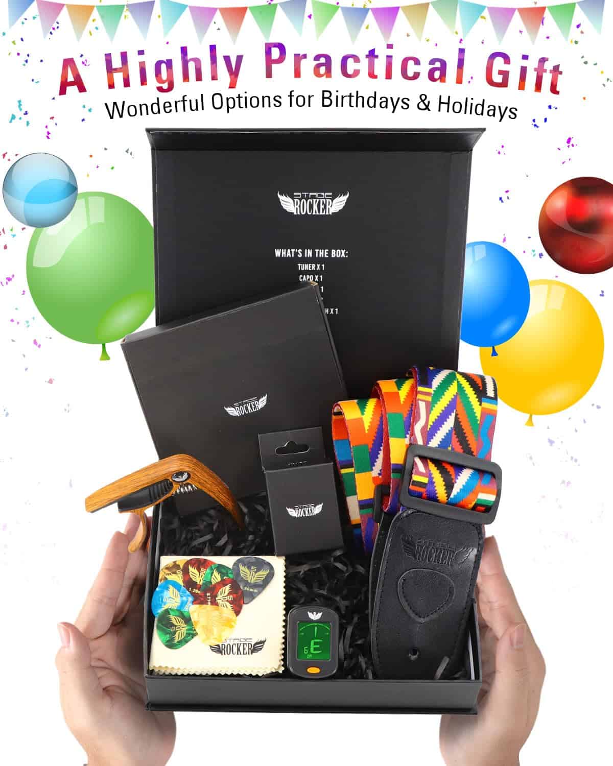 Caja de regalo de accesorios para guitarra -Stage Rocker - Imagen 6