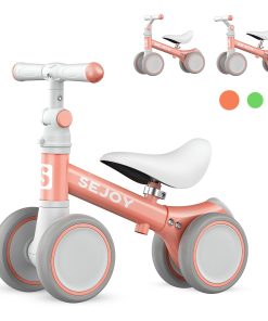 Bicicleta de Equilibrio Ajustable para -Rosa