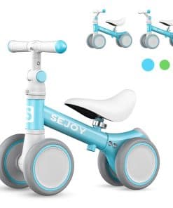 Bicicleta de Equilibrio Ajustable para -Azul