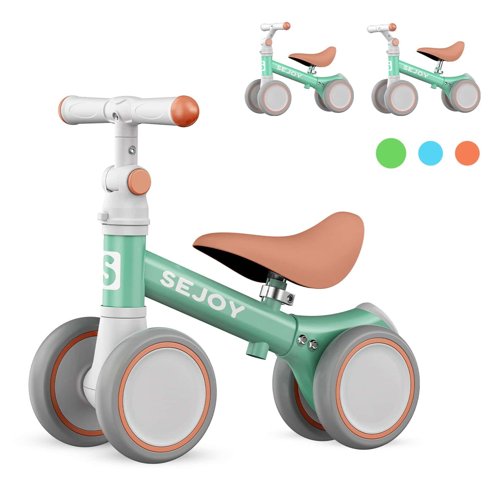 Bicicleta de Equilibrio Ajustable Sejoy para Bebés con