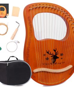 LOMUTY Arpa Lira de 19 Cuerdas con Llave de Afinación,
