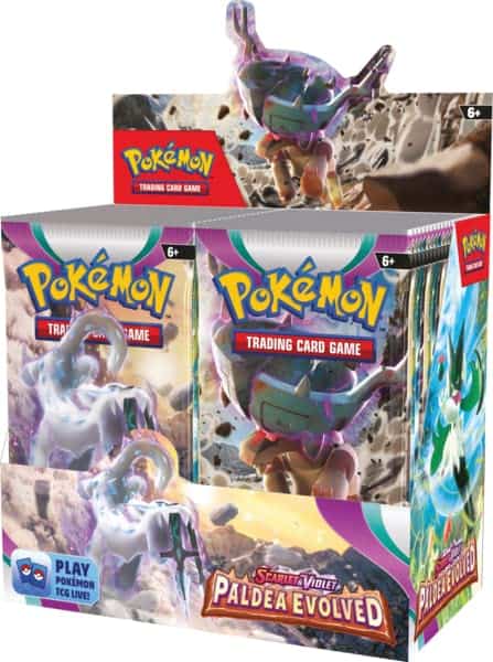 Pokémon TCG: Caja de Exhibición Evolucionada Paldea de - Imagen 4